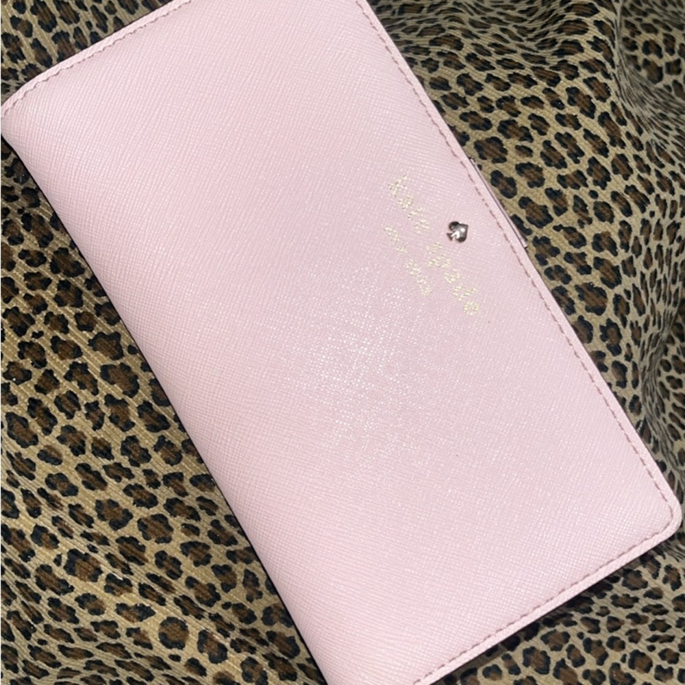 SOLD!! Baby pink Kate spade bifold wallet